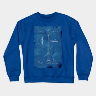 Blueprint Guitar Patent Crewneck Sweatshirt